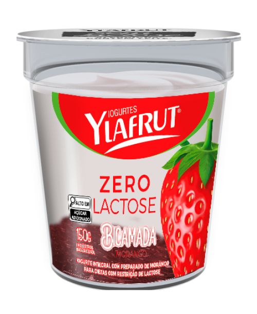 Iogurte Ylafrut bicamada morango 150g