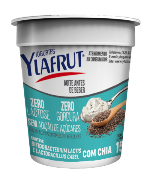Iogurte Ylafrut com 150g chia