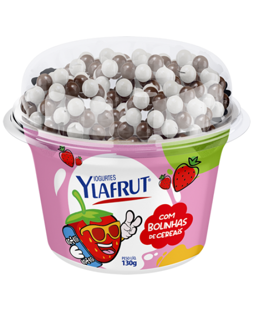Iogurte Ylafrut morango cereais 130g